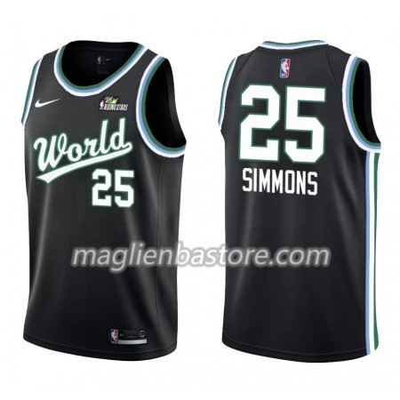 Maglia NBA Philadelphia 76ers Ben Simmons 25 Nike 2019 Rising Star Swingman - Uomo
